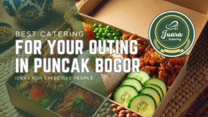 Menu nasi kotak halal Juara Catering untuk rombongan villa dan acara outing wisata di Puncak