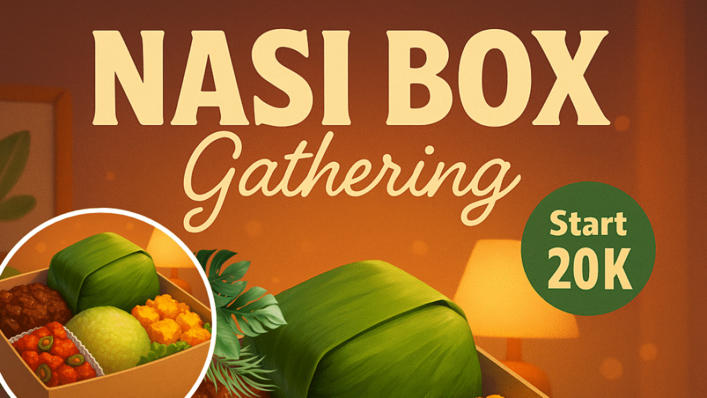 nasi box gathering di puncak hingga pancawati