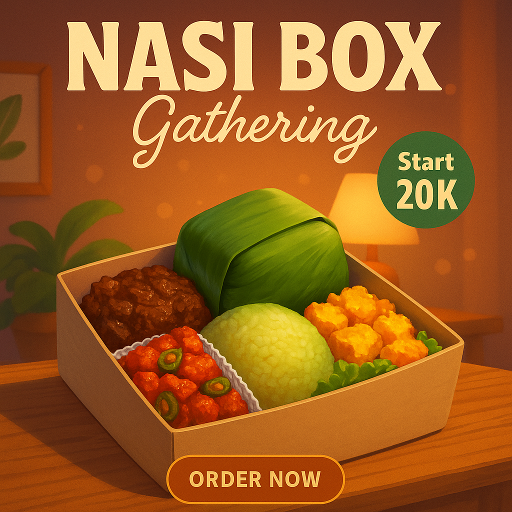 nasi box gathering di puncak hingga pancawati