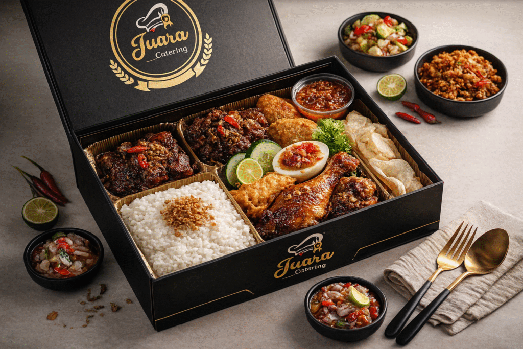 catering outbound puncak untuk gathering perusahaan dengan nasi box