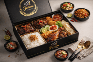 catering outbound puncak untuk gathering perusahaan dengan nasi box