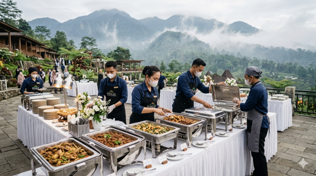 layanan jasa catering puncak untuk gathering perusahaan di bogor