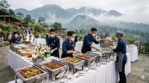 Layanan jasa catering puncak untuk gathering perusahaan di bogor.