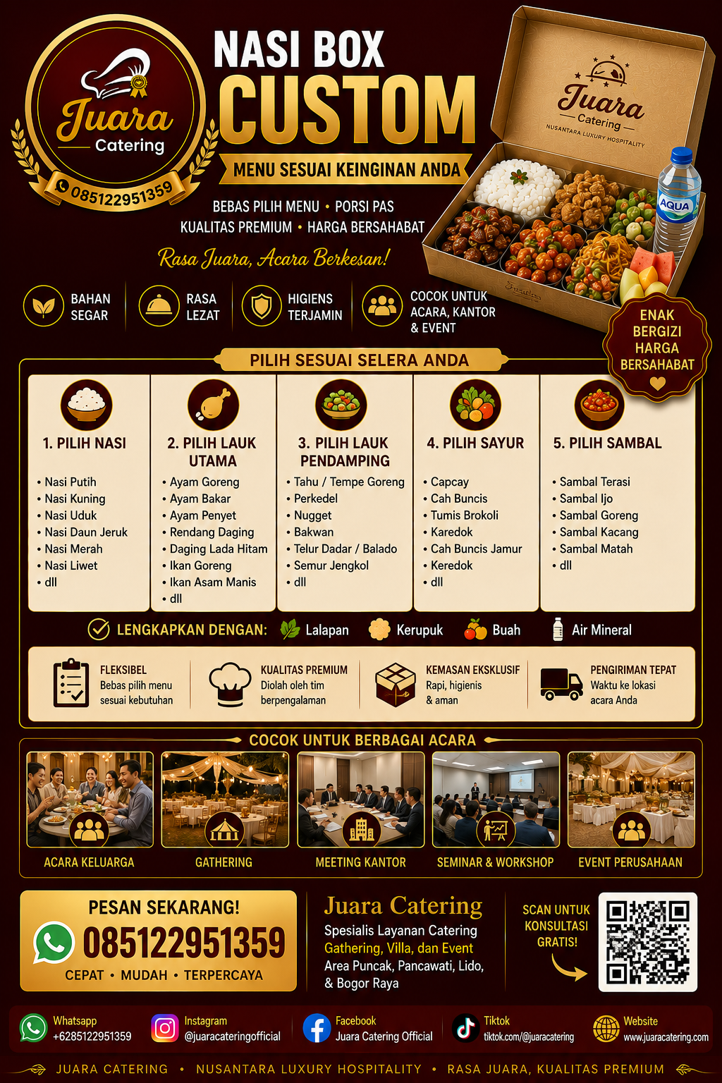 Custom Menu Juara Catering