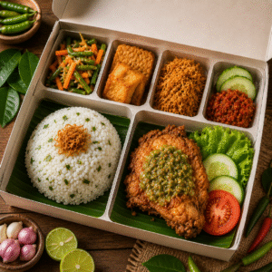Nasi Box Ayam Goreng