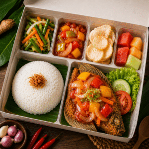 Nasi Box Ikan Dori