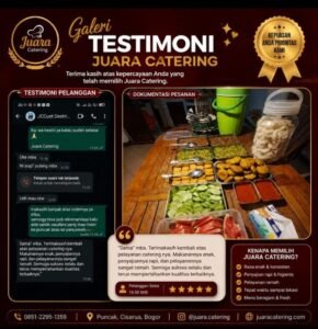 Bukti transfer catering event Juara Catering
