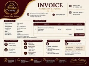 Dokumentasi catering prasmanan gathering Puncak